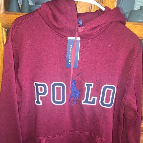 POLO Ralph Lauren Men’s Embroidered Hoodie Medium - Picture 1 of 5
